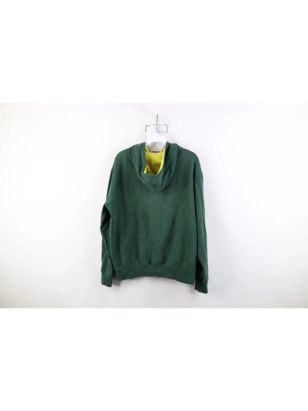 Vintage Y2K Mens Medium Distressed University of Oregon Hoodie Sweatshirt Green